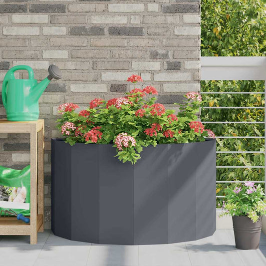 Planter Anthracite 90 x 45 x 50 cm Steel