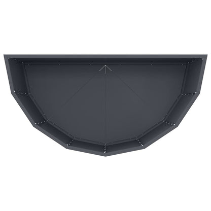 Planter Anthracite 90 x 45 x 50 cm Steel