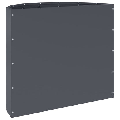 Planter Anthracite 60 x 30 x 50 cm Steel