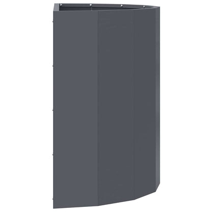 Planter Anthracite 60 x 30 x 50 cm Steel