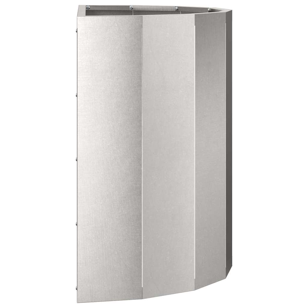 Planter Silver 60 x 30 x 50 cm Stainless Steel