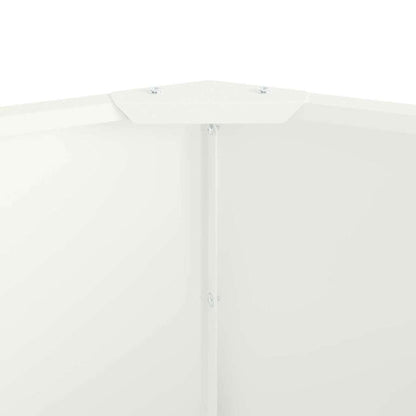 Planter White 120 x 120 x 35 cm Steel