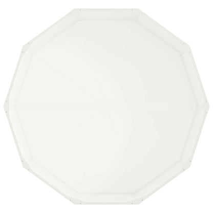 Planter White 120 x 120 x 35 cm Steel