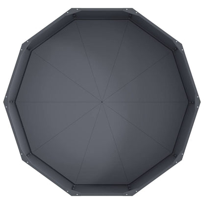 Planter Anthracite 120 x 120 x 35 cm Steel