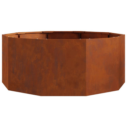 Planter Rusty 90 x 90 x 35 cm Weathering Steel