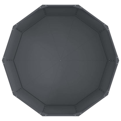 Planter Anthracite 120 x 120 x 50 cm Steel