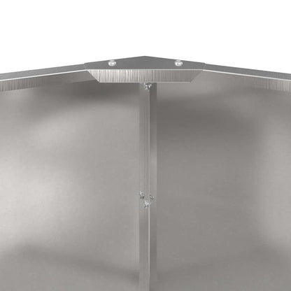 Planter Silver 60 x 60 x 50 cm Stainless Steel