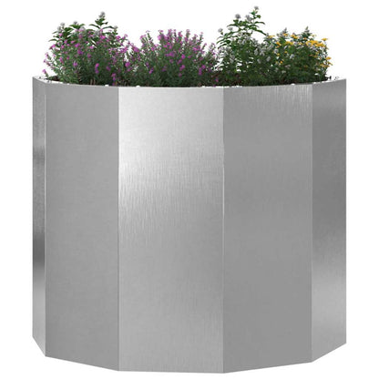 Planter Silver 60 x 60 x 50 cm Stainless Steel