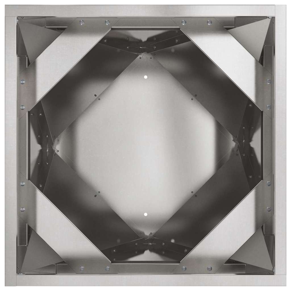 Planter Silver 30 x 30 x 75 cm Stainless Steel