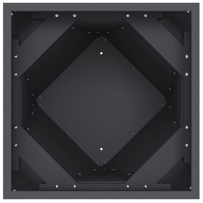 Planter Anthracite 40 x 40 x 75 cm Steel