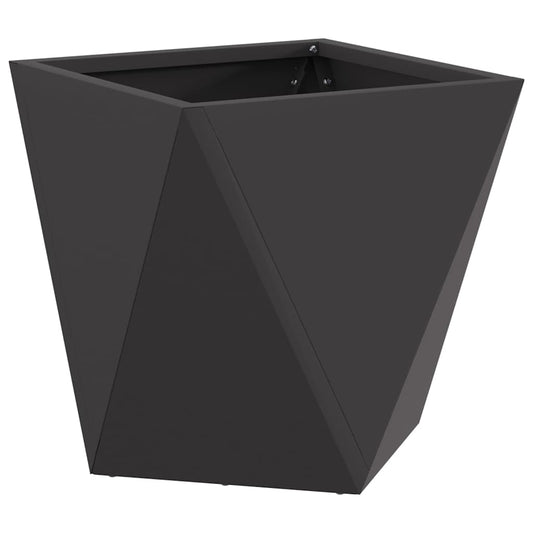 Planter Black 30 x 30 x 30 cm Steel