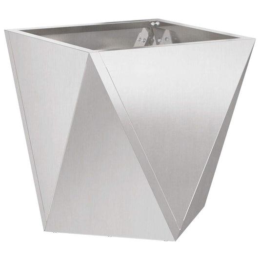 Planter Silver 30 x 30 x 30 cm Stainless Steel
