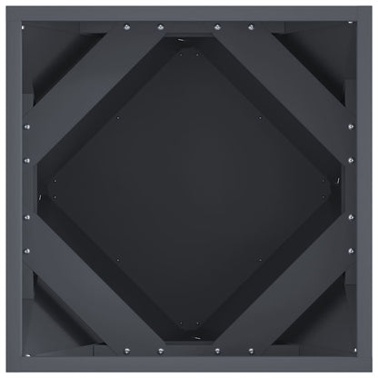 Planter Anthracite 40 x 40 x 40 cm Steel