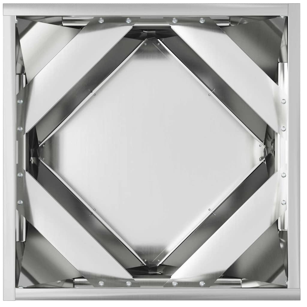 Planter Silver 40 x 40 x 40 cm Galvanised Steel