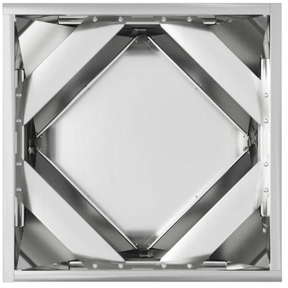 Planter Silver 40 x 40 x 40 cm Galvanised Steel