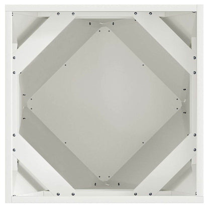 Planter 2 pcs White 50 x 50 x 50 cm Steel