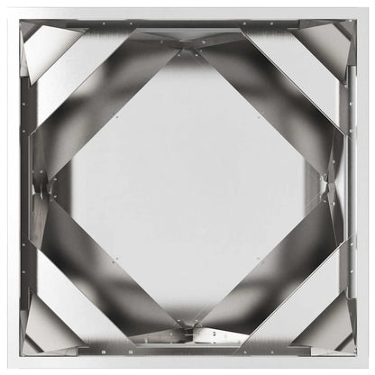 Planter Silver 50 x 50 x 50 cm Galvanised Steel