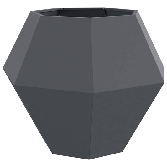 Planter Anthracite 100 x 100 x 80 cm Steel