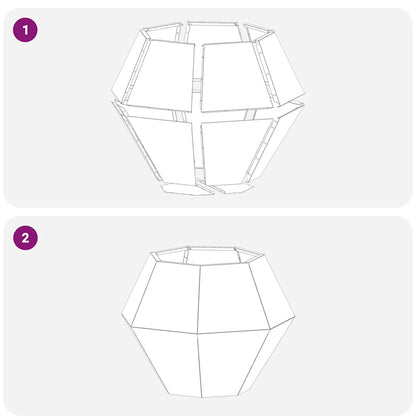 Planter Silver 75 x 75 x 60 cm Stainless Steel