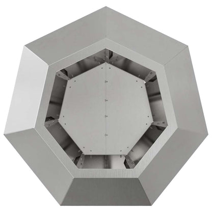 Planter 2 pcs Silver 50 x 50 x 40 cm Stainless Steel