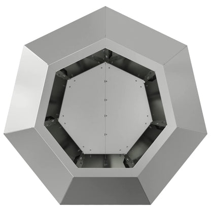 Planter Silver 50 x 50 x 40 cm Galvanised Steel