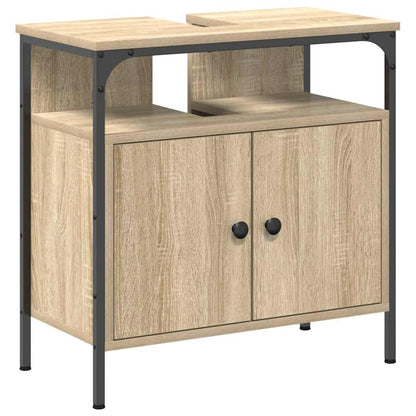Bathroom Furniture Set 4 pcs Sonoma Oak Engineered Wood