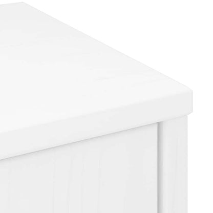 Side Cabinets 6 pcs "ODDA" White 40x24x79 cm Solid Wood Pine