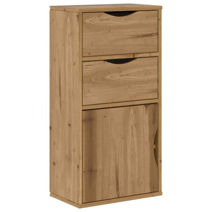 4 Piece TV Units with Storage ODDA Solid Wood Pine