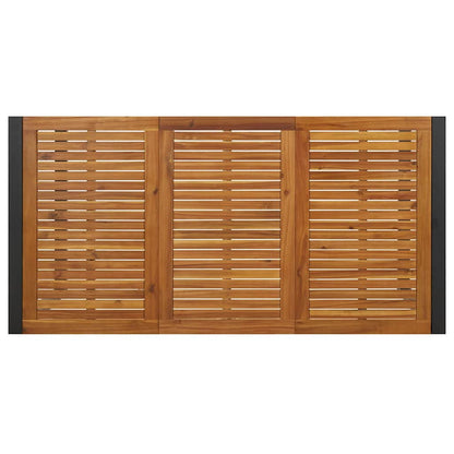 Garden Dining Set 7 pcs Beige and Brown Poly Rattan