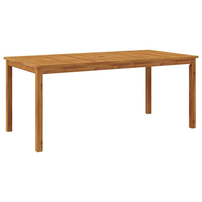Garden Dining Set 7 pcs Grey Solid Acacia Wood
