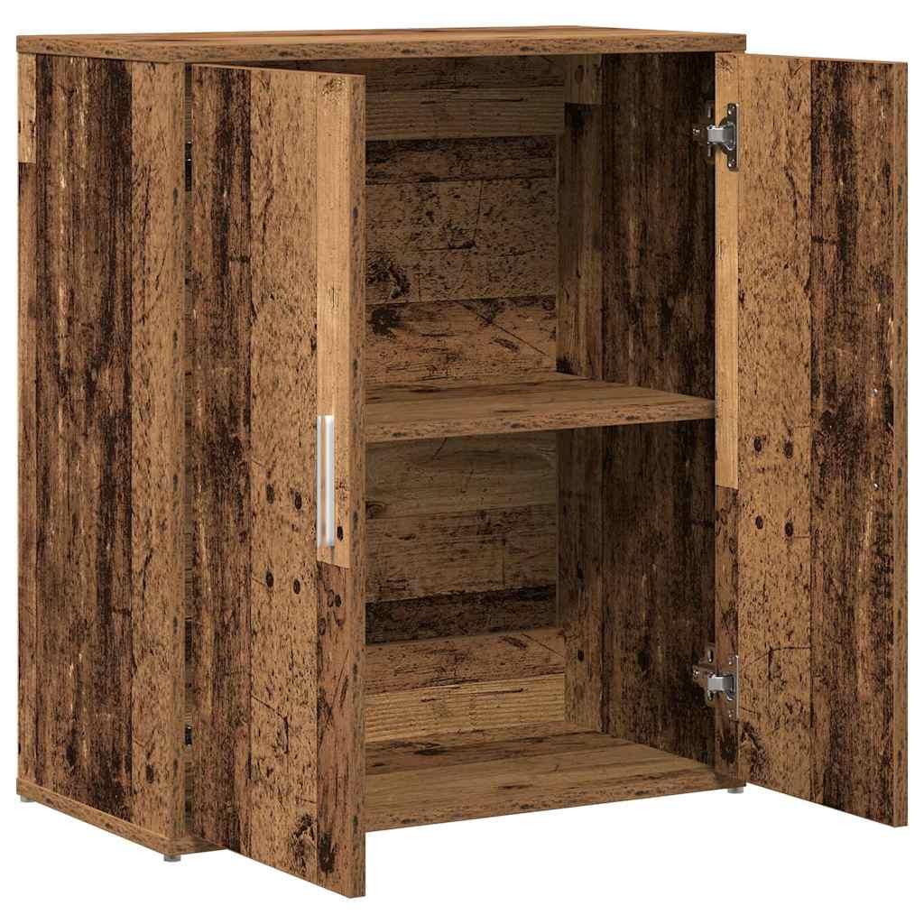 Sideboard 2 pcs Old Wood 60 x 31 x 70 cm Engineered Wood