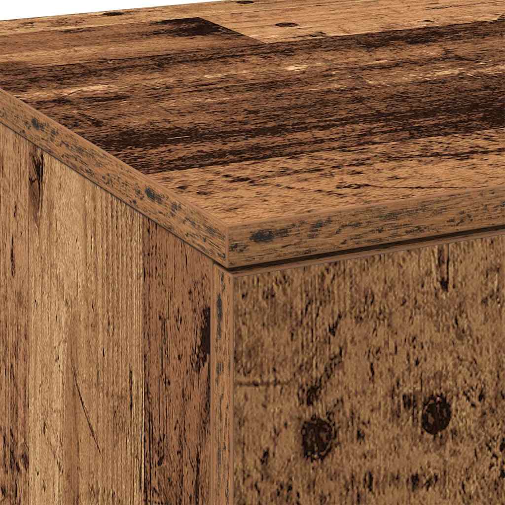 Highboard Old Wood 80 x 35 x 180 cm Engineered wood