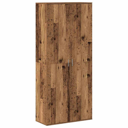 Highboard Old Wood 80 x 35 x 180 cm Engineered wood