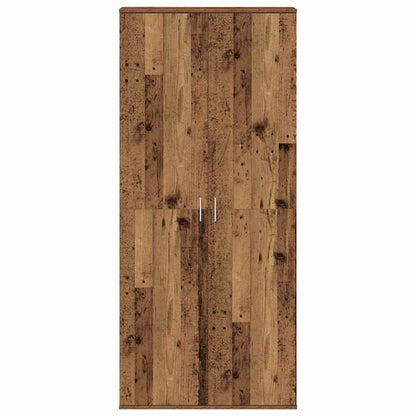 Highboard Old Wood 80 x 35 x 180 cm Engineered wood