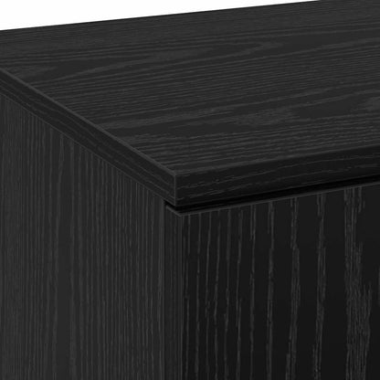 Highboard 80 x 35 x 180 cm Engineered Wood Black oak