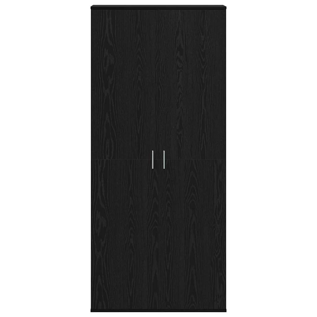 Highboard 80 x 35 x 180 cm Engineered Wood Black oak
