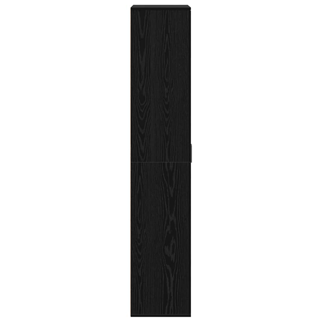 Highboard 80 x 35 x 180 cm Engineered Wood Black oak