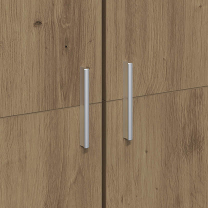Highboard 70 x 33.5 x 180 cm Engineered Wood Artisan Oak