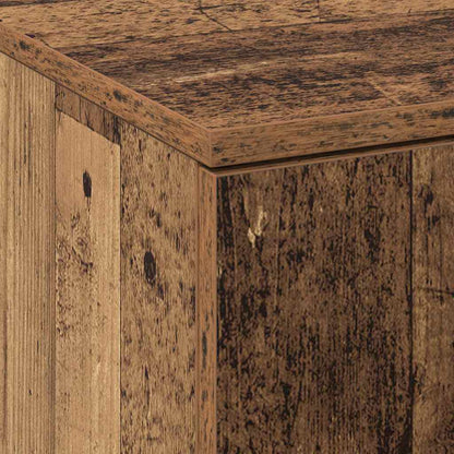 Highboard 60 x 35 x 180 cm Engineered Wood Old Wood
