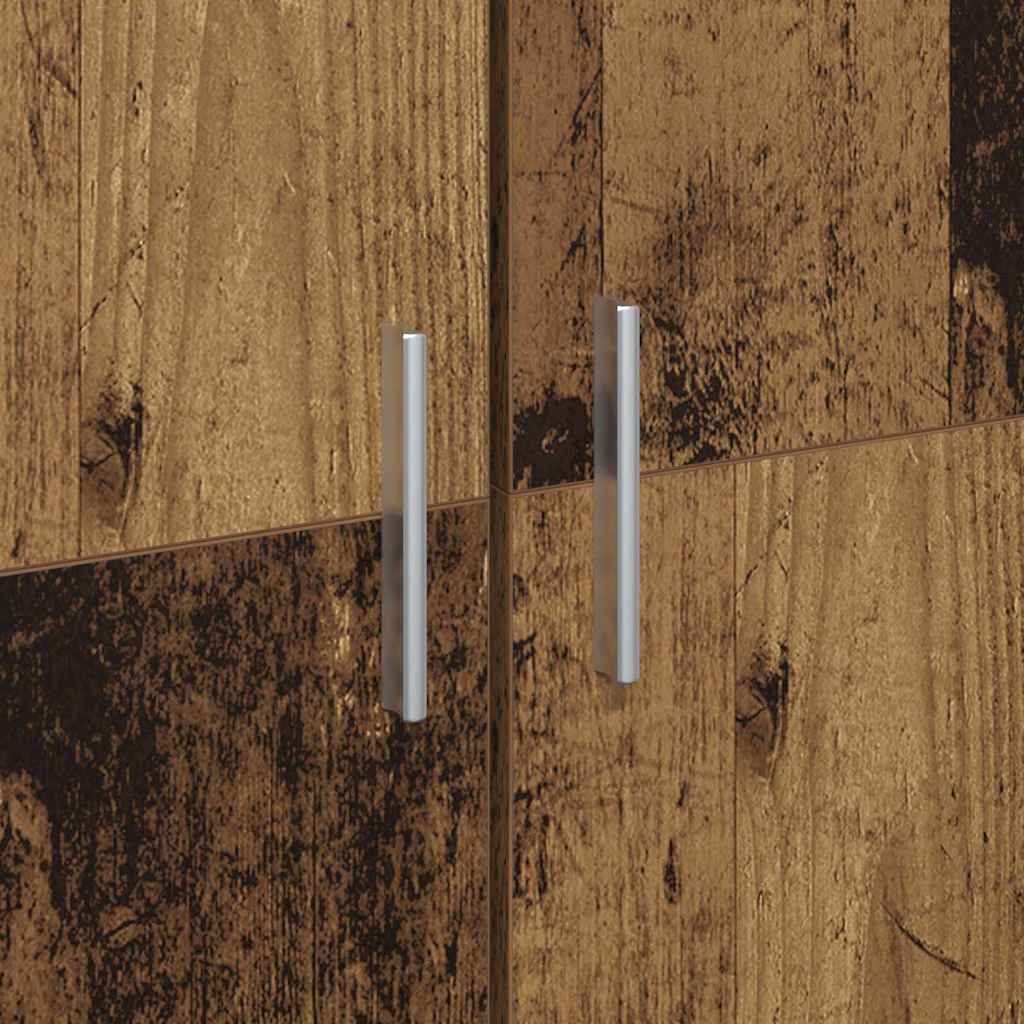 Highboard 60 x 35 x 180 cm Engineered Wood Old Wood