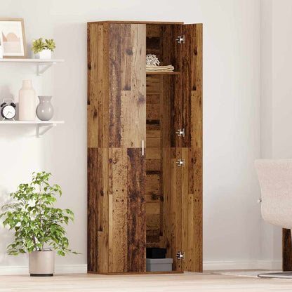Highboard 60 x 35 x 180 cm Engineered Wood Old Wood