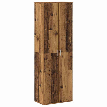 Highboard 60 x 35 x 180 cm Engineered Wood Old Wood