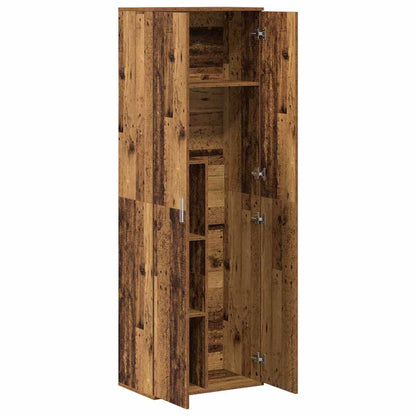 Highboard 60 x 35 x 180 cm Engineered Wood Old Wood