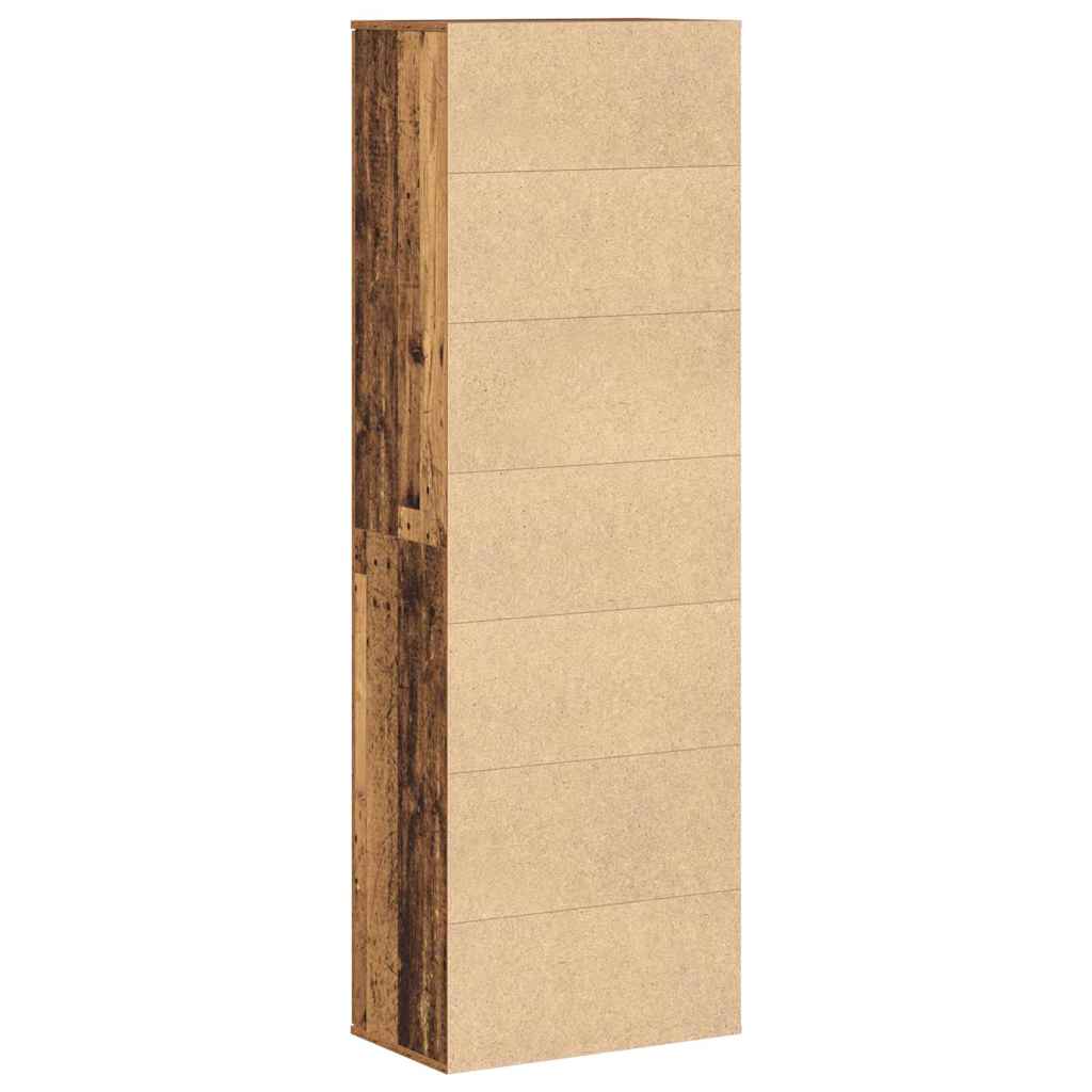 Highboard 60 x 35 x 180 cm Engineered Wood Old Wood