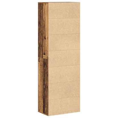 Highboard 60 x 35 x 180 cm Engineered Wood Old Wood