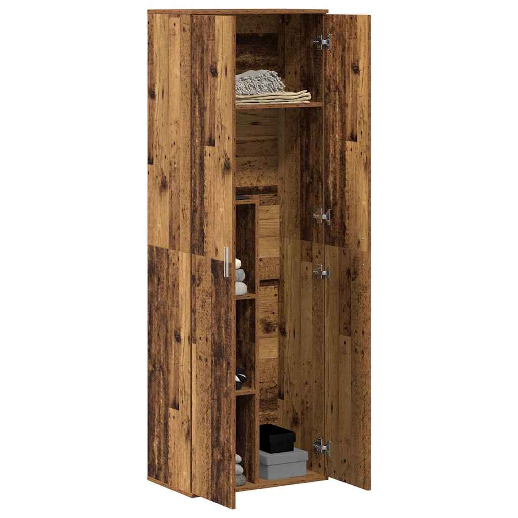 Highboard 60 x 35 x 180 cm Engineered Wood Old Wood