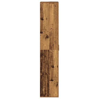Highboard 60 x 35 x 180 cm Engineered Wood Old Wood