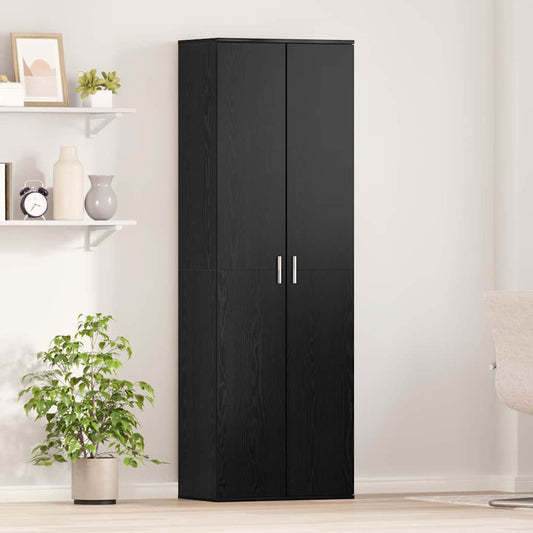 Highboard 60 x 35 x 180 cm Engineered Wood Black oak