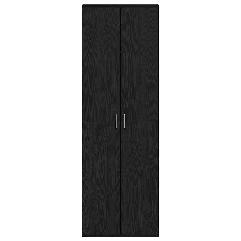 Highboard Black oak 60 x 35 x 180 cm Engineered wood