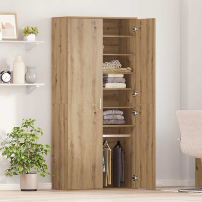 Highboard 80 x 39 x 178 cm Engineered wood Artisan oak